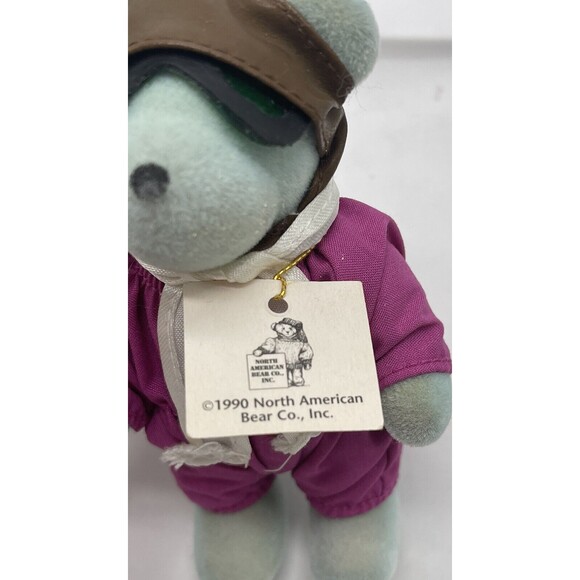VTG North American Bear Co Amelia Bearhart Figurine 4" Stuffed Animal Ornament - Picture 6 of 8